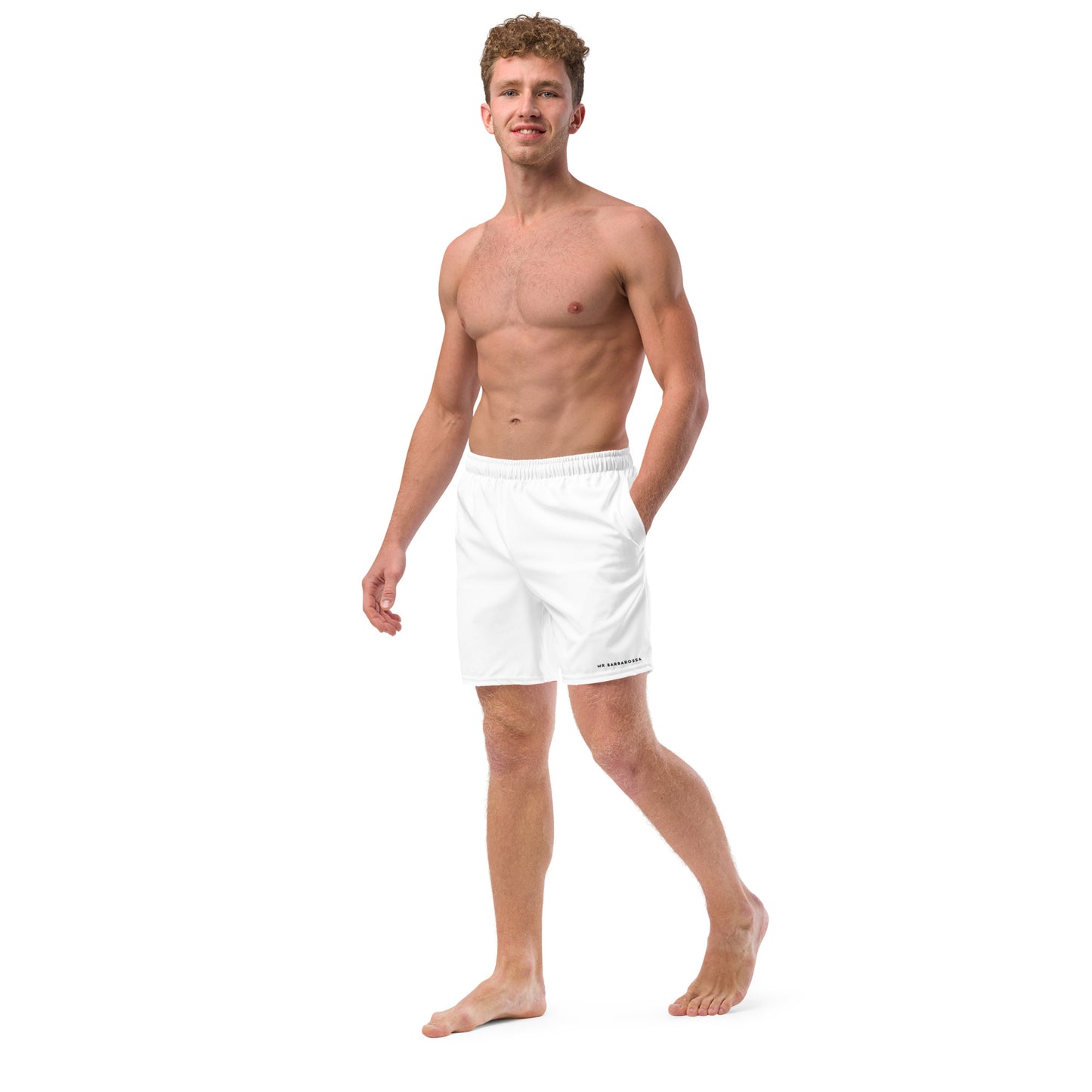 Mr Barbarossa - Swim Shorts - White