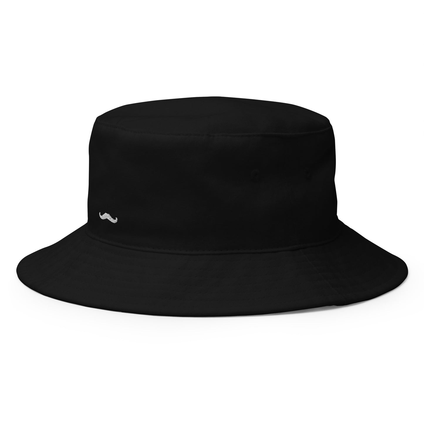 Mr Mustache Bucket Hat - Black