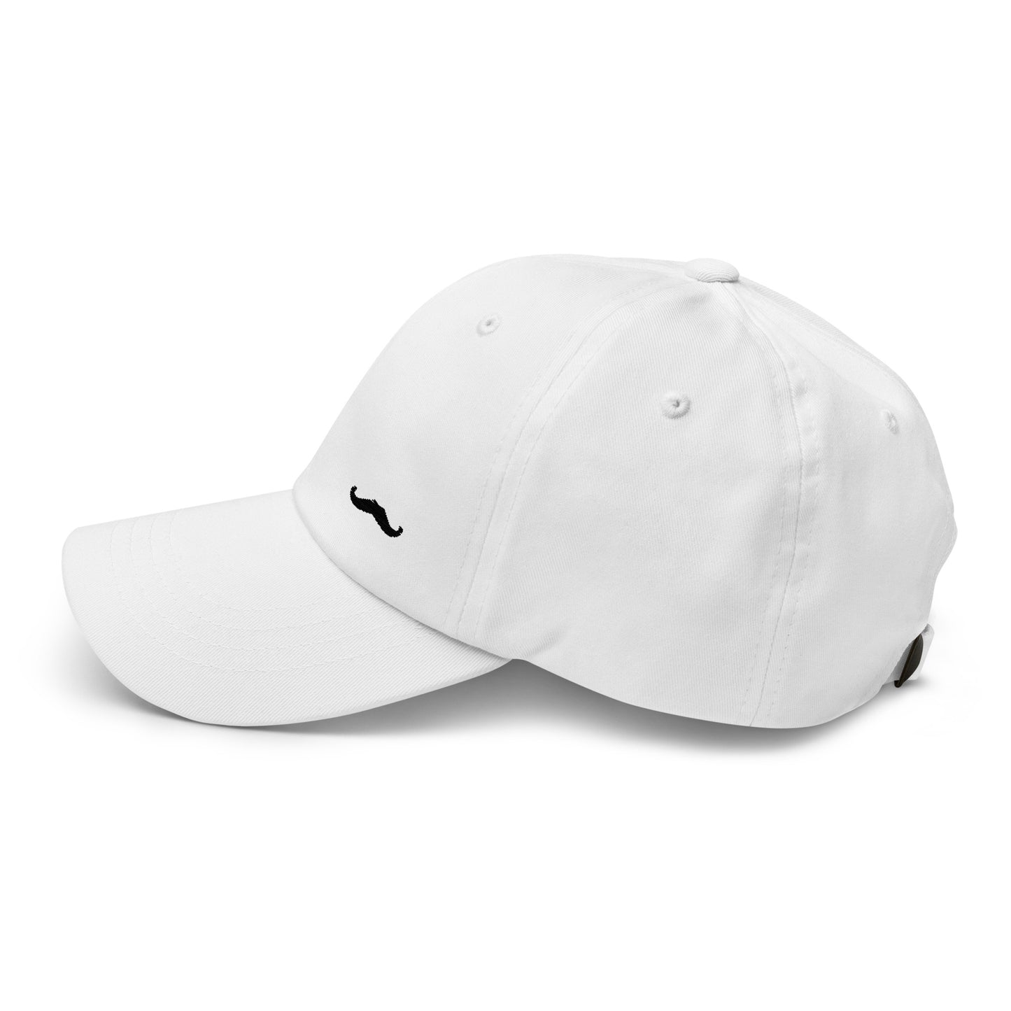 Mr Mustache Cap - White