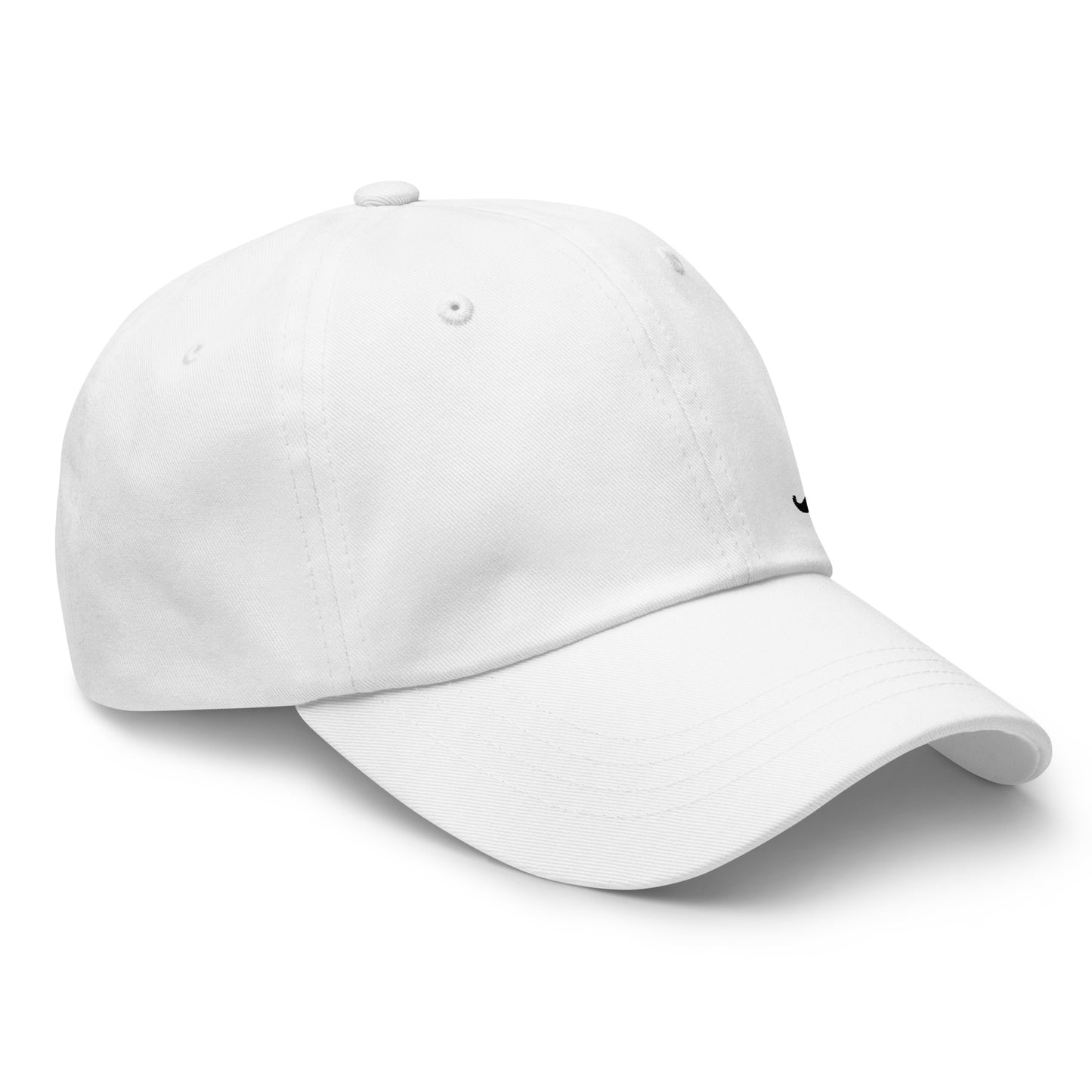 Mr Mustache Cap - White