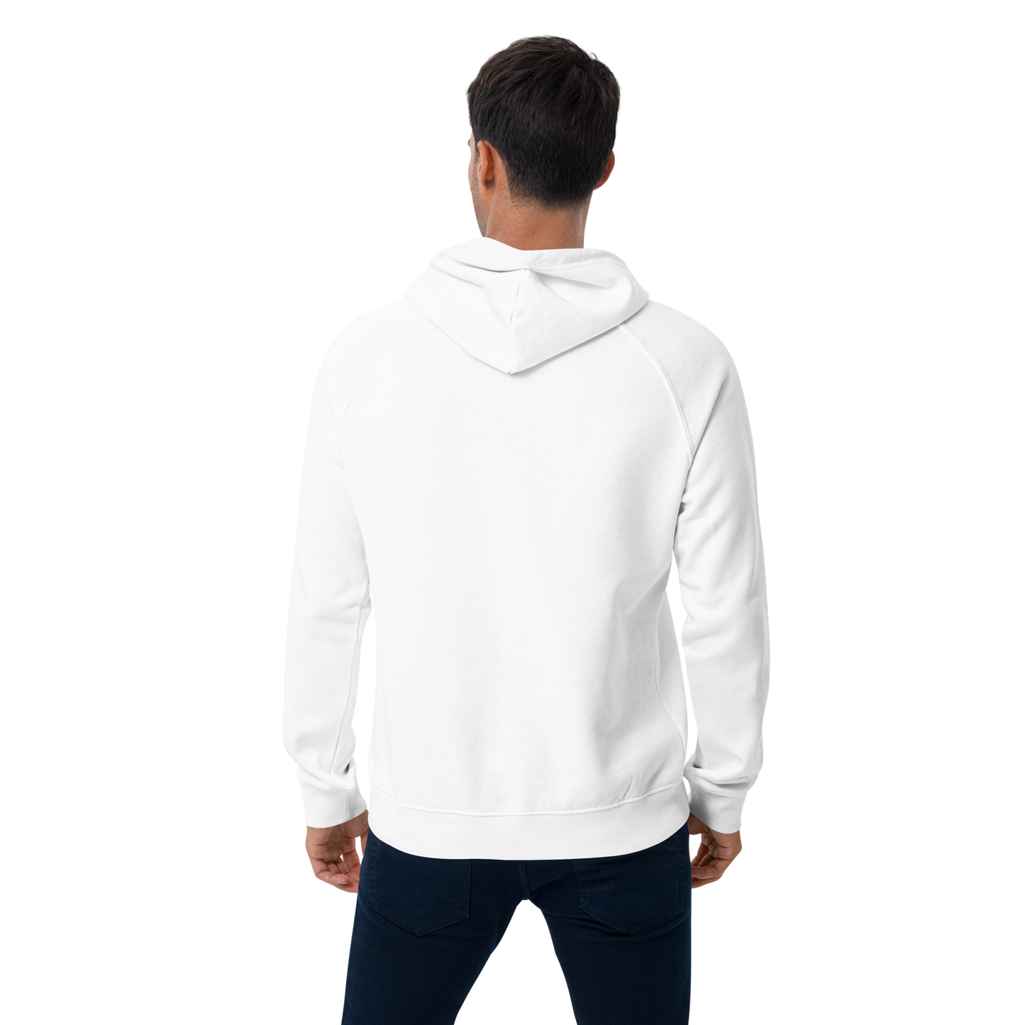 The Mustache Premuim Hoodie - White