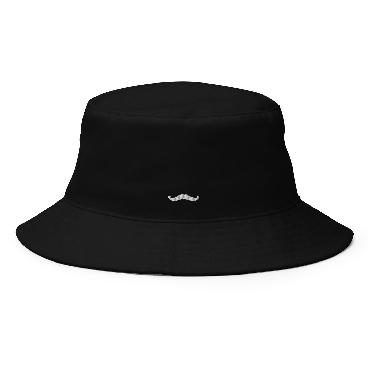 Mr Mustache Bucket Hat - Black