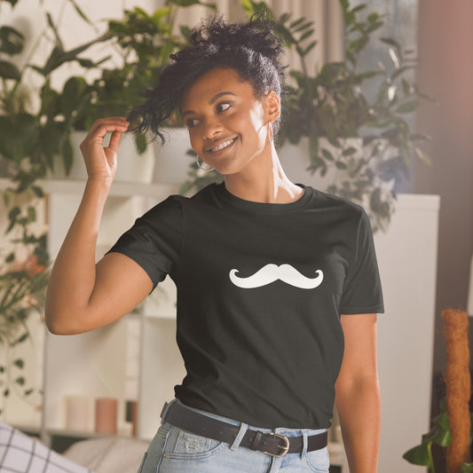 Mr Mustache Tshirt Basic - Black