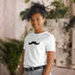 Mr Mustache Tshirt Basic - White