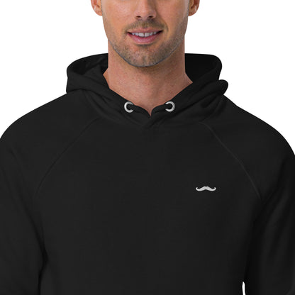 The Mustache Premium Hoodie - Black