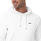 The Mustache Premuim Hoodie - White