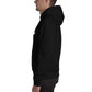 Mr Mustache Hoodie Basic - Black