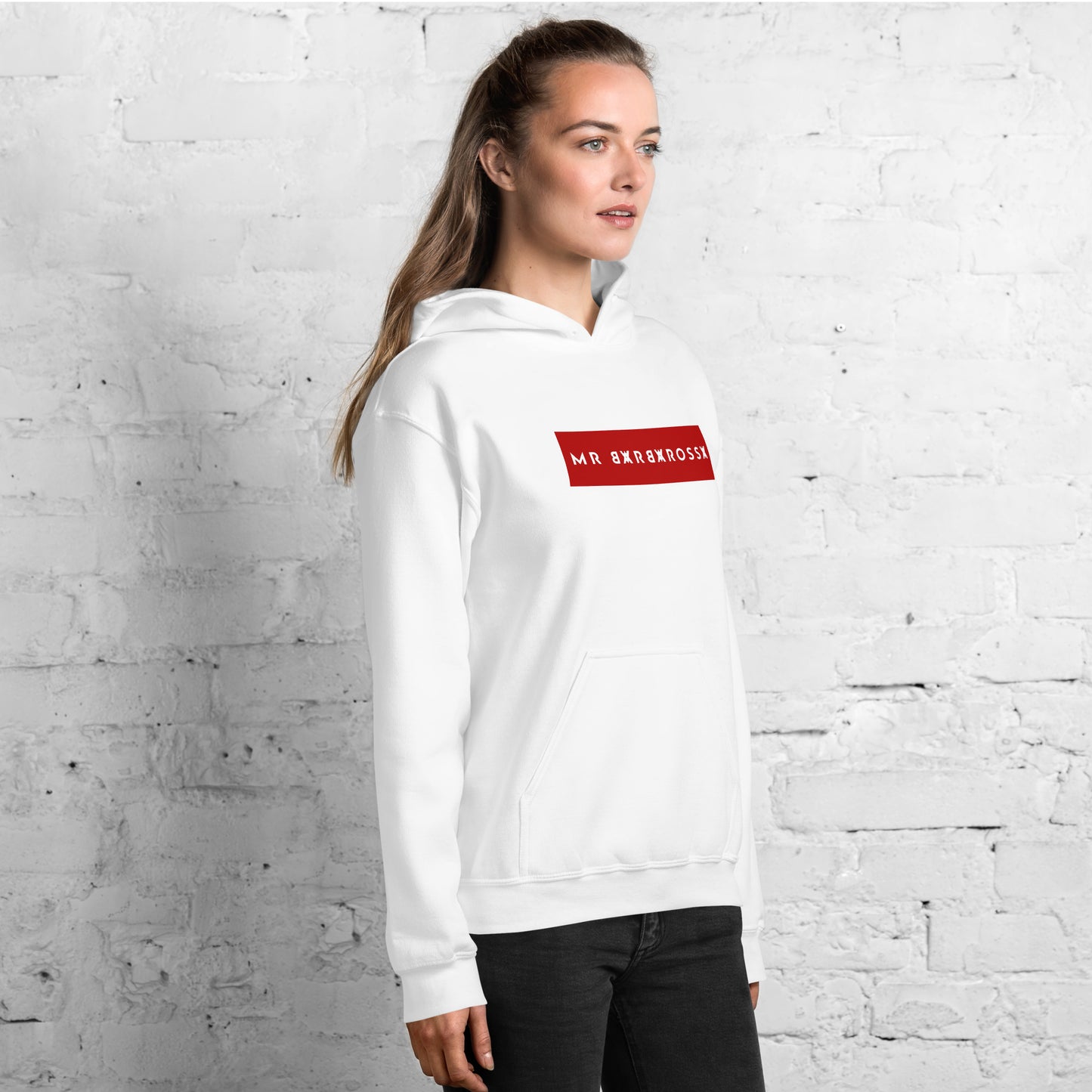 Startup offer | Mr Barbarossa Unique Premium Hoodie - White